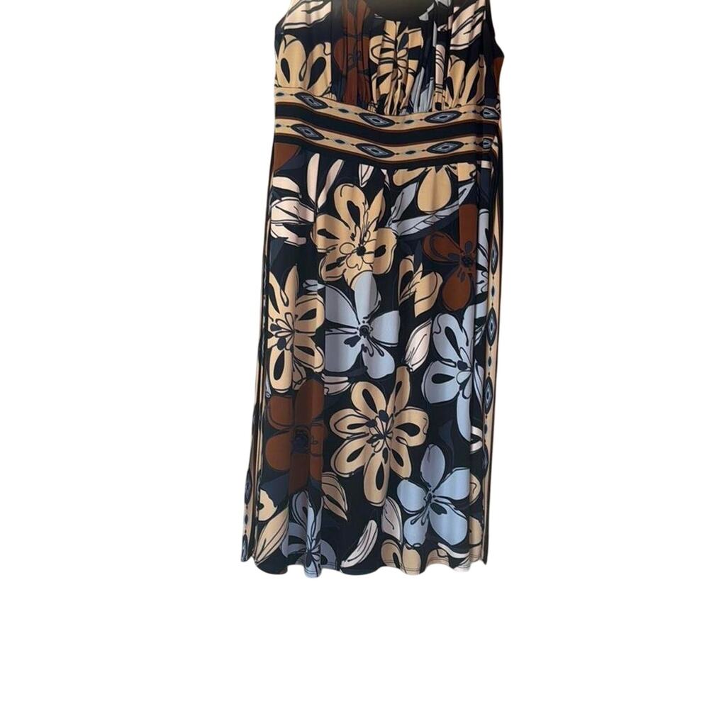 Julian Taylor Women's Size‎ 12 Navy Floral Dress